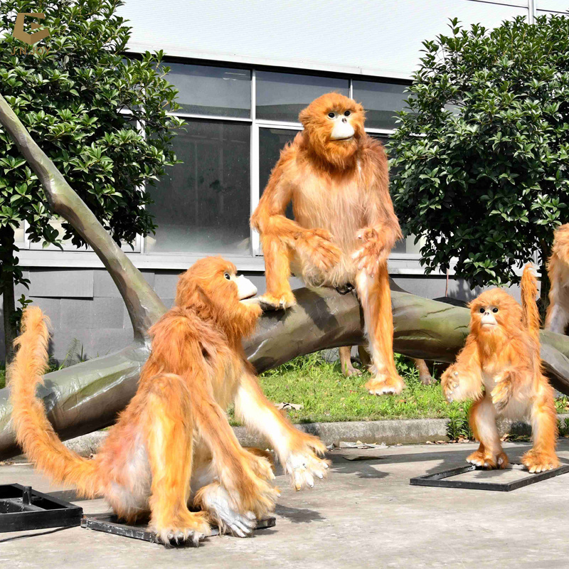 JL-52 Animatronic Live Size Animal Model Monkey for sale