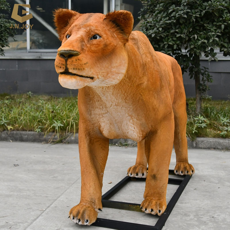 SGAA05 zoo park animatronic animal lifesize animatronic lion model