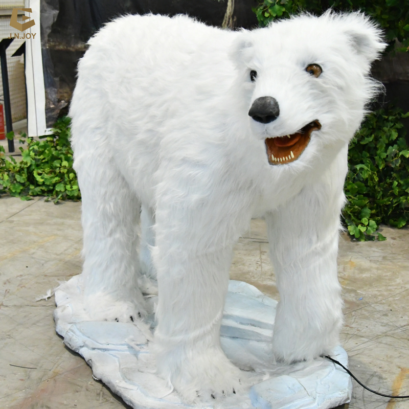 JG-56 Amusement Park Life Size Polar Bear Animatronic Animal Exhibition