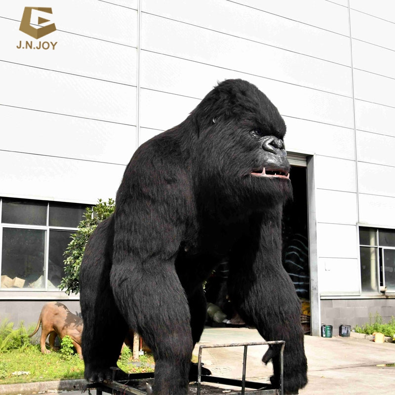 SGAI24 Robotic animatronic model realistic huge Full Size animal gorilla for zoo