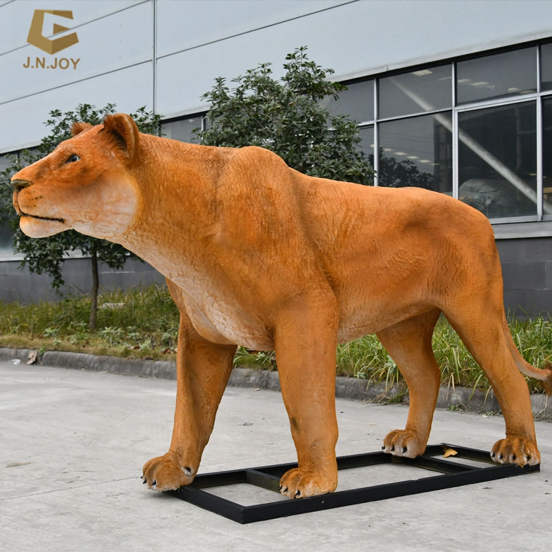 SGAA05 zoo park animatronic animal lifesize animatronic lion model