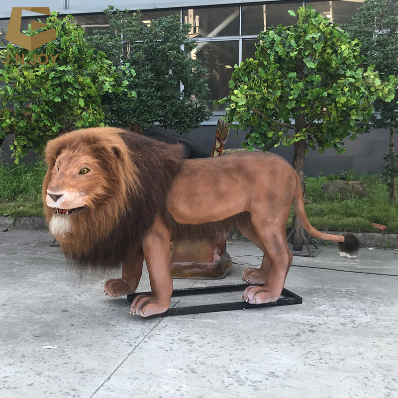 SGAA25 Zoo park life size realistic simulation lion model animatronic live animal lion for sale