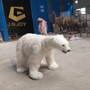 JNZ22308 Cute Walking Polar Bear Customize Accept Animatronic Dinosaur Costume