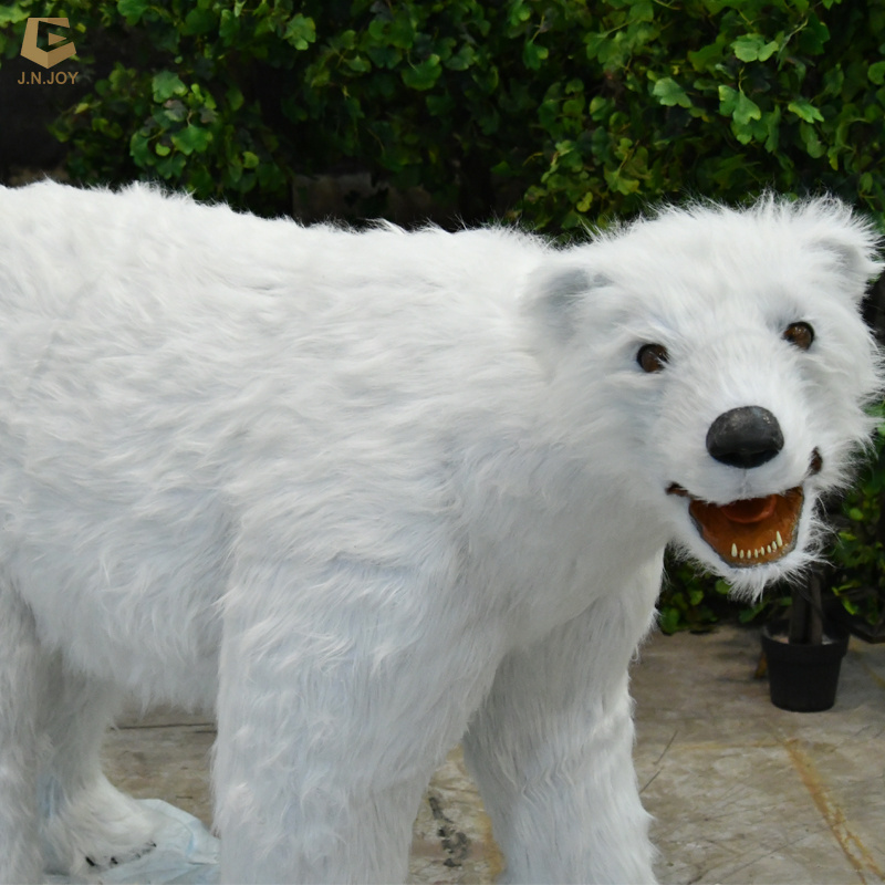 JG-56 Amusement Park Life Size Polar Bear Animatronic Animal Exhibition