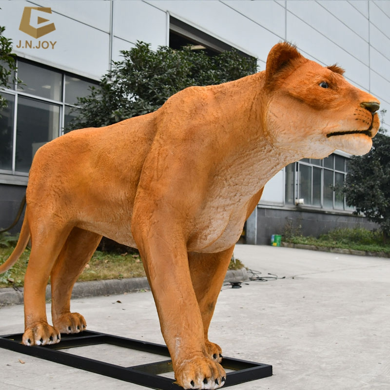 SGAA05 zoo park animatronic animal lifesize animatronic lion model