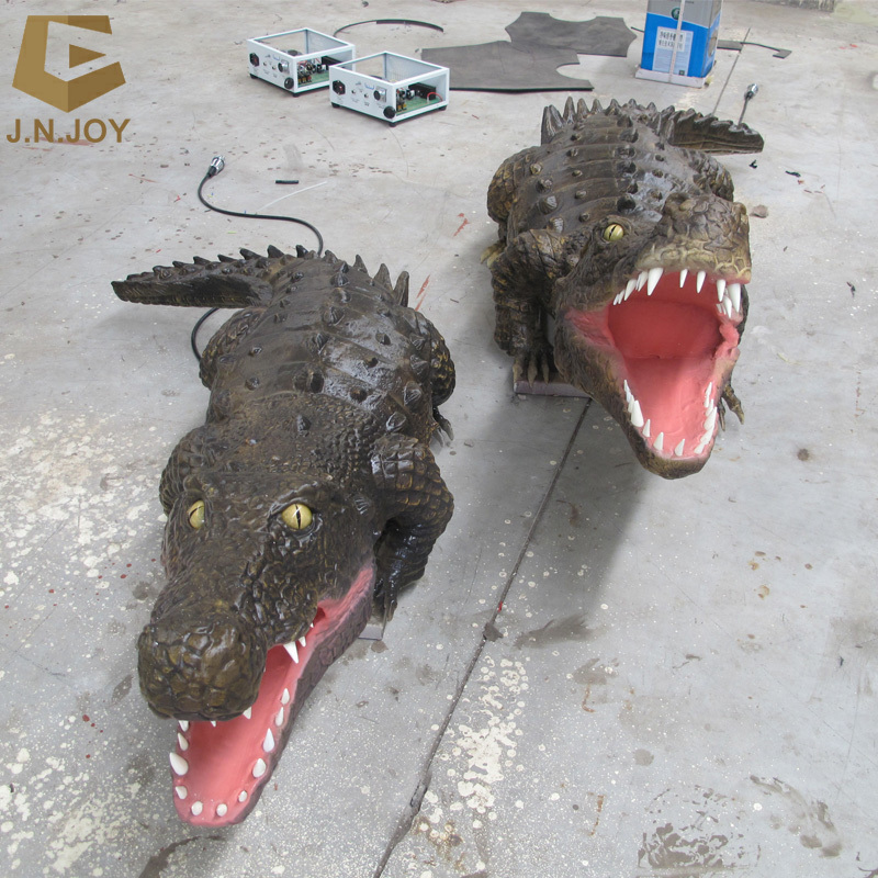 SGAI55 waterproof Remote Control Animatronic animal moving crocodile for park