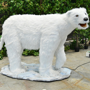 JG-56 Amusement Park Life Size Polar Bear Animatronic Animal Exhibition