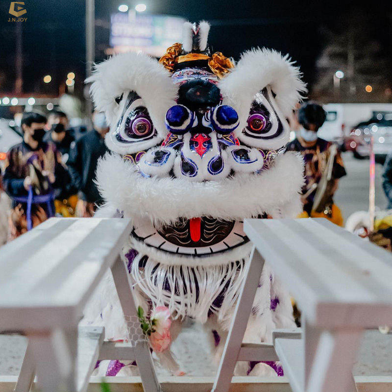 LD10 Handmade festival lion dance costume chinese folk lion dance Outfit for performance