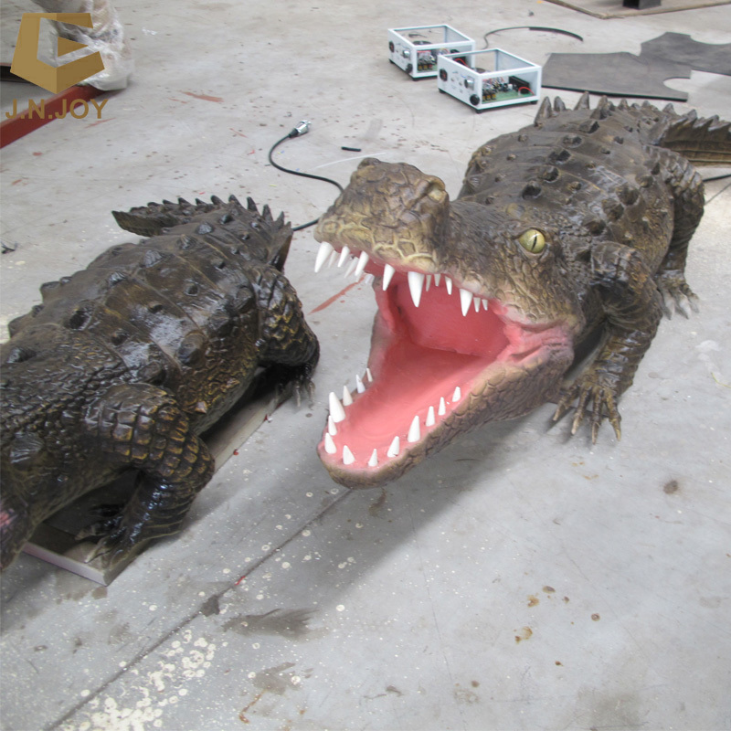 SGAI55 waterproof Remote Control Animatronic animal moving crocodile for park