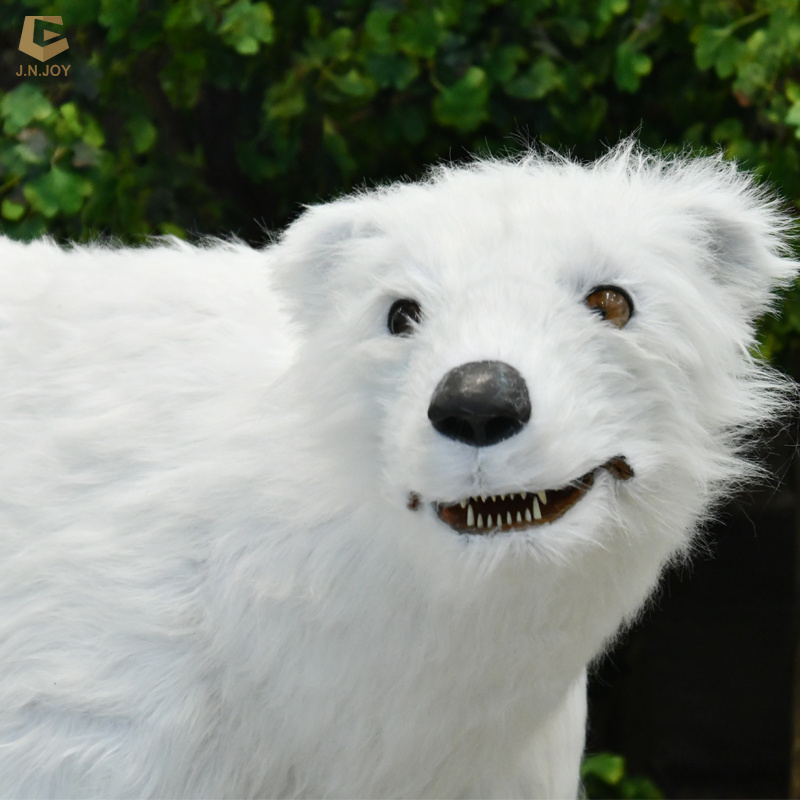 JG-56 Amusement Park Life Size Polar Bear Animatronic Animal Exhibition