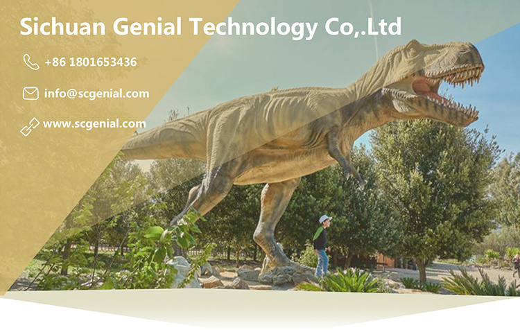 SGAD146 Jurassic dinosaur park 3d t-rex model large animatronic trex dinosaur for sale