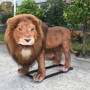 SGAA25 Zoo park life size realistic simulation lion model animatronic live animal lion for sale