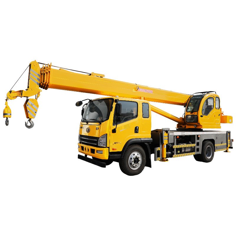 Discount 12 ton FAW Jiefang mechanical small crane small hydraulic construction crane mobile cargo crane