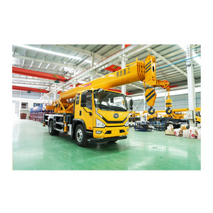 Discount 12 ton FAW Jiefang mechanical small crane small hydraulic construction crane mobile cargo crane