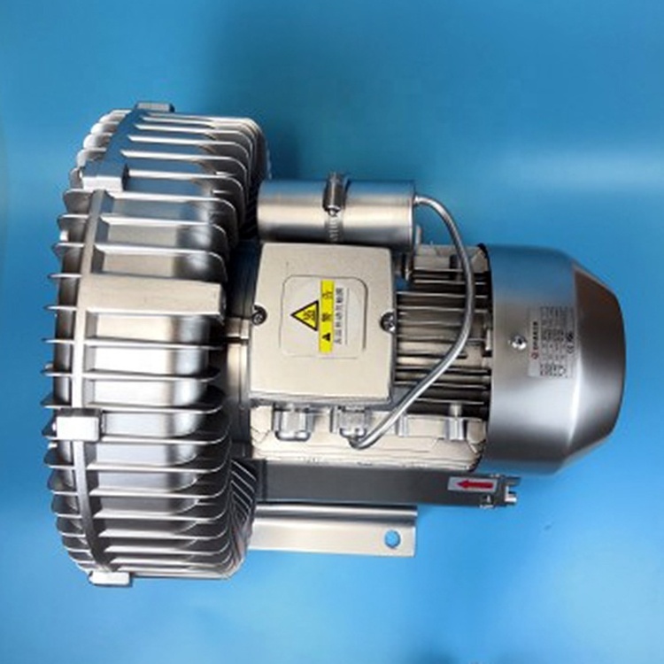 2.2Kw Single Phase 3HP Single Phase Turbine Vacuum Pump Regenerative Blower High Vacuum Ring Turbo High Pressure Ring Blower