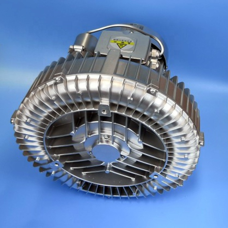 2.2Kw Single Phase 3HP Single Phase Turbine Vacuum Pump Regenerative Blower High Vacuum Ring Turbo High Pressure Ring Blower