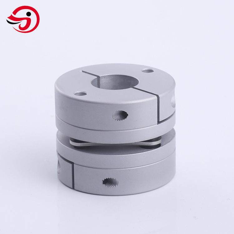 Sandblasting Oxidation Aluminum Type Couplings Disc Flexible Shaft For Encoder Coupling