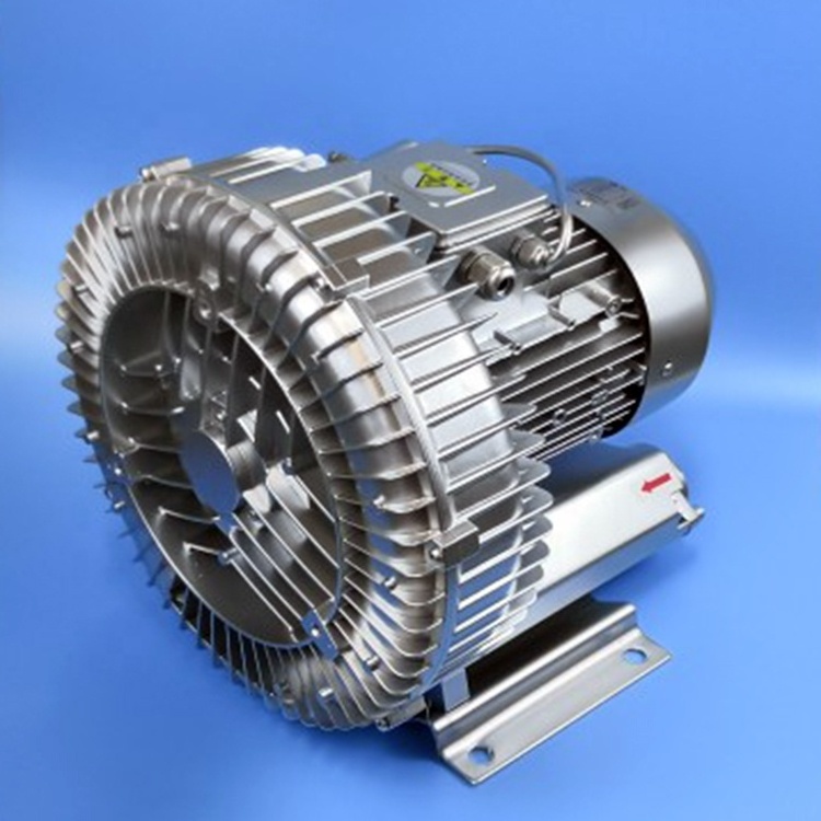 2.2Kw Single Phase 3HP Single Phase Turbine Vacuum Pump Regenerative Blower High Vacuum Ring Turbo High Pressure Ring Blower