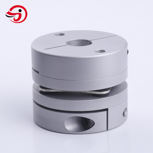 Sandblasting Oxidation Aluminum Type Couplings Disc Flexible Shaft For Encoder Coupling