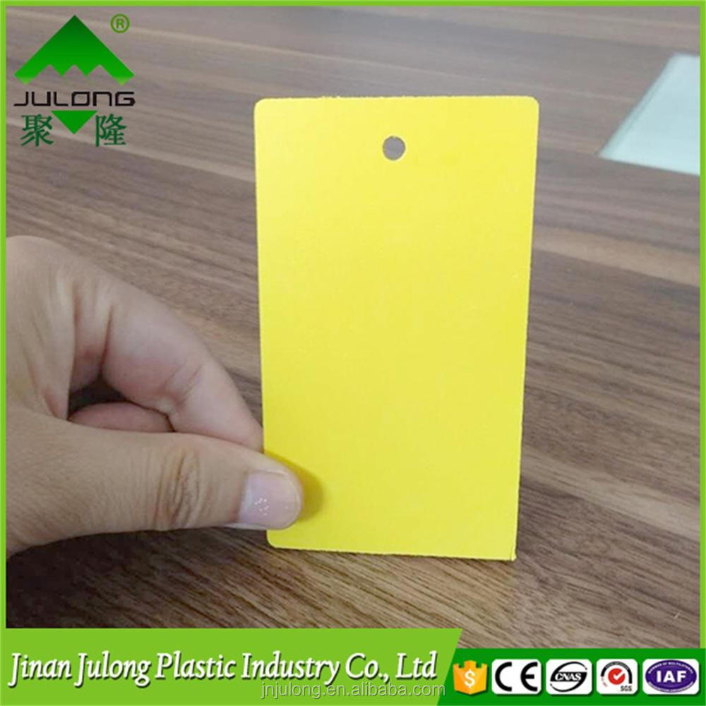 3mm yellow high density pvc foam sheet