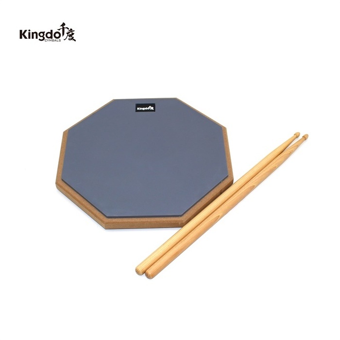 Kingdo music instrument professional practice dumb drum pad for drum set