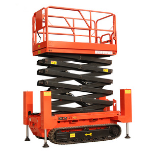 6-14m 200kg 500kg cheap price hydraulic battery power mini small table electric scissor lift with CE ISO certification