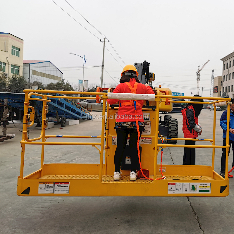 Good quality 10-40m jlg genie haulotte similar brand boom lift cherry picker for sale