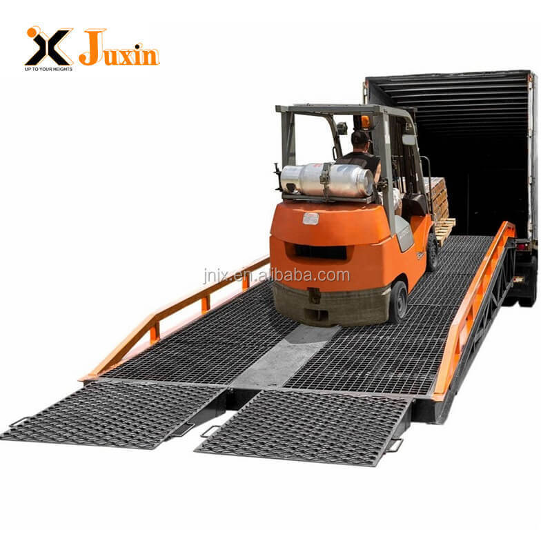 Inquiry about Hydraulic Truck Forklift Ramp Mobile Container Loading Ramp