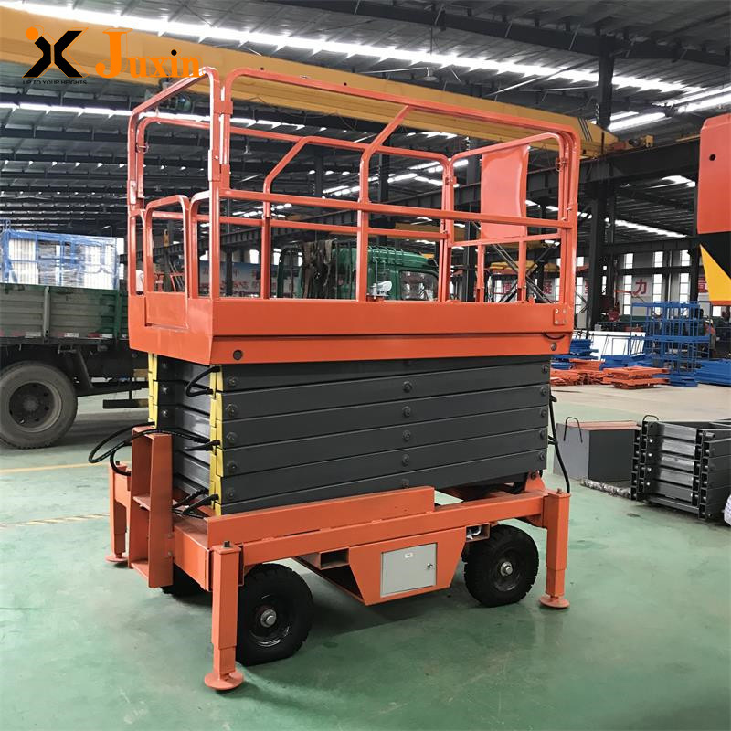 High Rise Scissor Car Lift Stainless Steel Hydraulic Lifting Traffic Barrier Hydraulic Lift