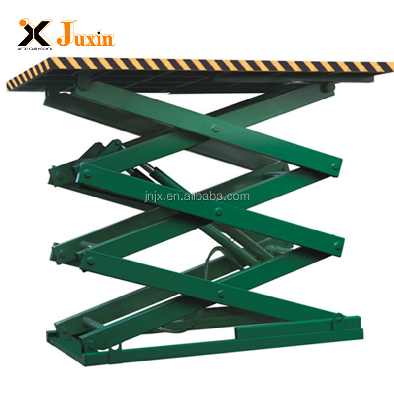 JUXIN Stationary Fixed Hydraulic Platform Cargo Elevator Scissor Lift For Sale