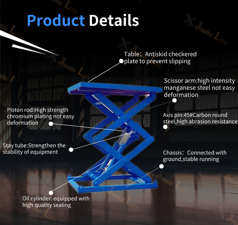 scissor lift platform elevator hydraulic stationary scissor lift for sale