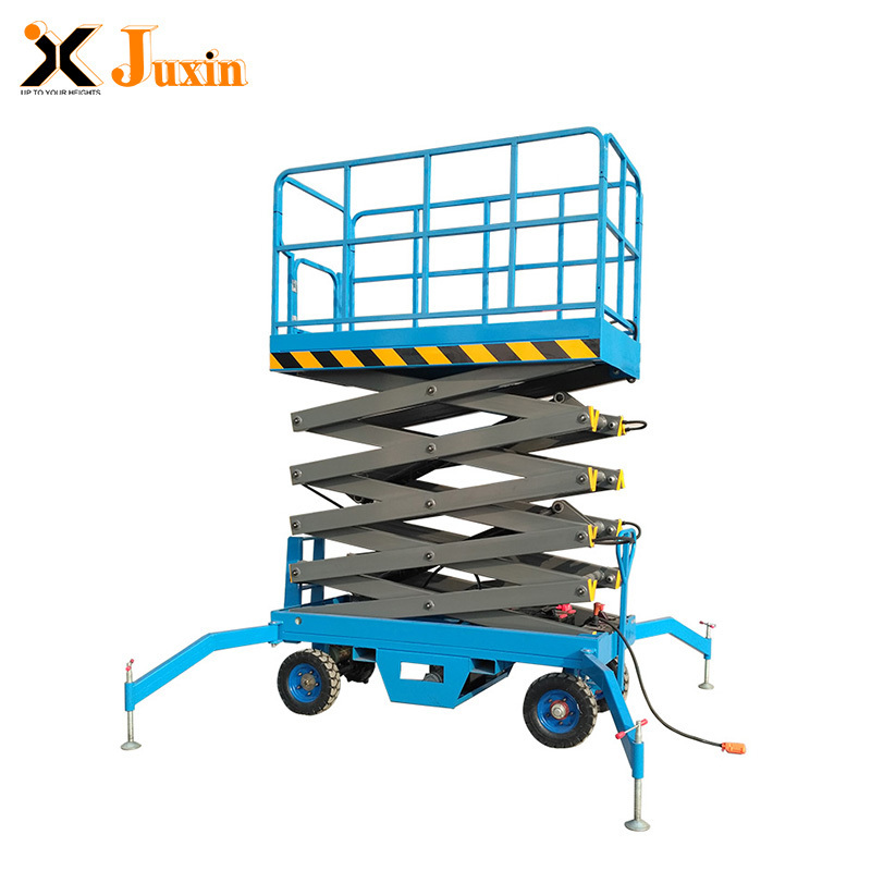 Electric Hot model HD series Aerial Work Platform scissor lift truck 7m height mobile man lift for good Price