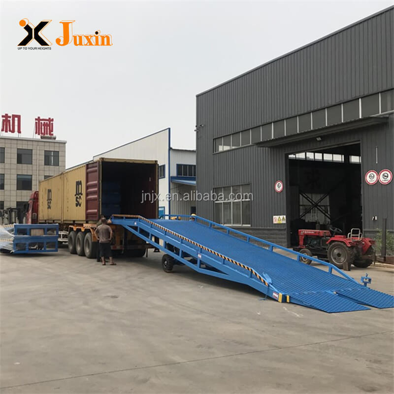 Inquiry about Hydraulic Truck Forklift Ramp Mobile Container Loading Ramp