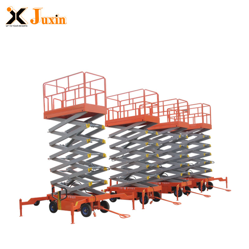 High Rise Scissor Car Lift Stainless Steel Hydraulic Lifting Traffic Barrier Hydraulic Lift