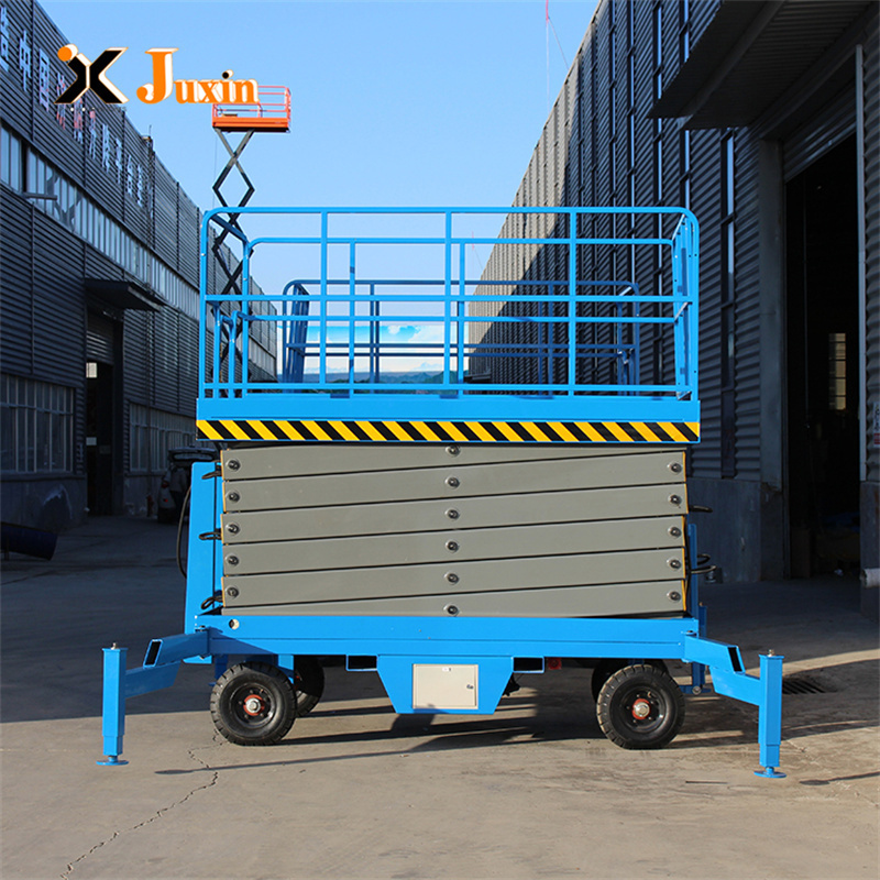 Electric Hot model HD series Aerial Work Platform scissor lift truck 7m height mobile man lift for good Price