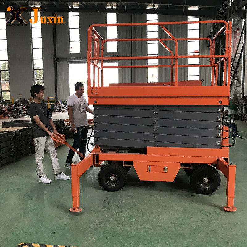 High Rise Scissor Car Lift Stainless Steel Hydraulic Lifting Traffic Barrier Hydraulic Lift