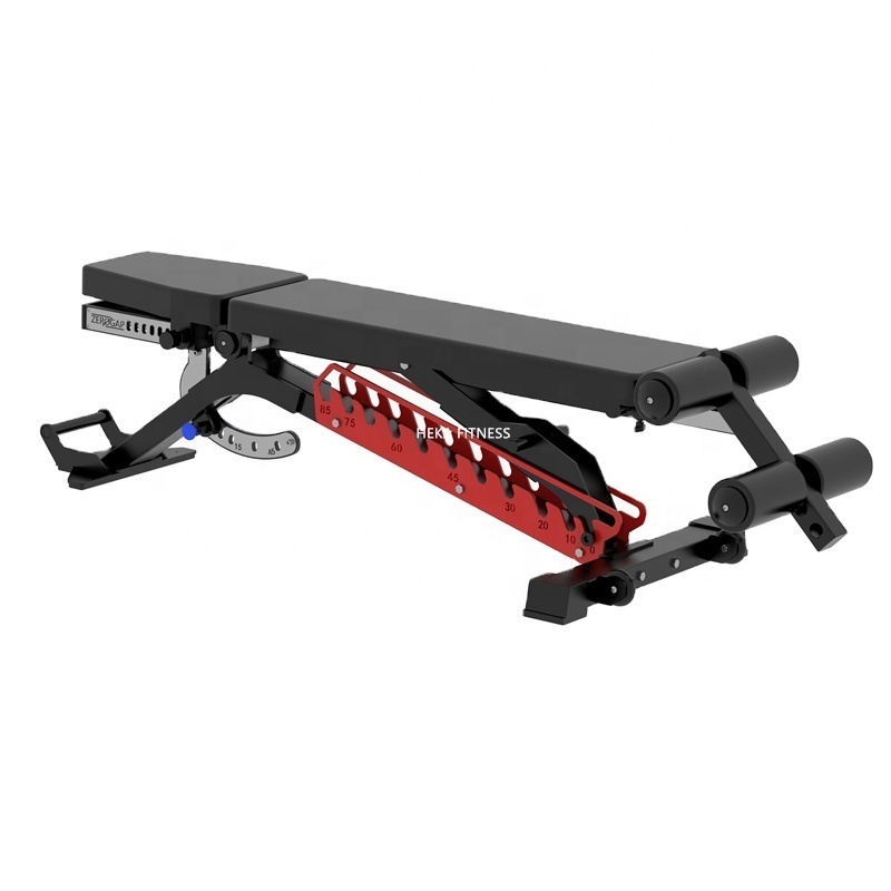 Gym Bench AB5300  ZERO GAP Adjustable Sit-Up AB Bench with compatibility Leg Roller  Multifunctional Weight Lifting Bench