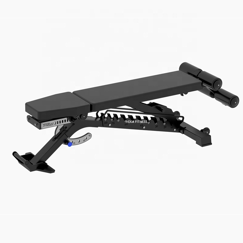 Gym Bench AB5300  ZERO GAP Adjustable Sit-Up AB Bench with compatibility Leg Roller  Multifunctional Weight Lifting Bench