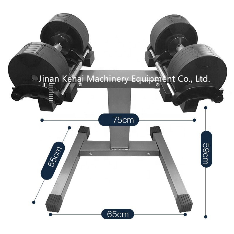 wholesale fitness equipment 32kg cast iron weight adjustable dumbbell set