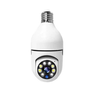 V380 Surveillance Security Night vision E27 Light Bulb Wireless Wifi Memory Card 2MP Camara Outdoor Cameras Bulb With Camera