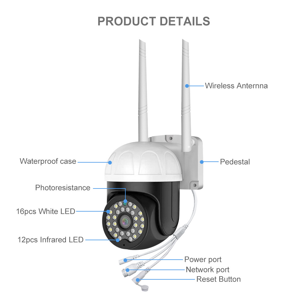 SWGJ-c26pro 360 Rotary Head 1080p HD Video HD Lens Waterproof Lightning Proof Closed Circuit mini Camera Hidden