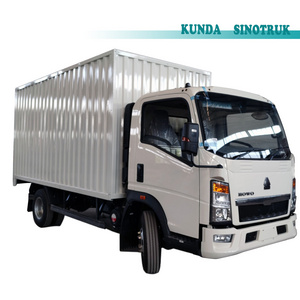 Sinotruk Howo Small Light Duty Box Cargo Truck