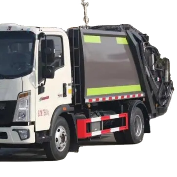 howo 4*2 small rear loader compressed garbage truck