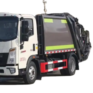 howo 4*2 small rear loader compressed garbage truck