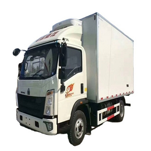 HOWO Refrigerator Cooling Van Mobile Cold Room Refrigerated Truck For Sale