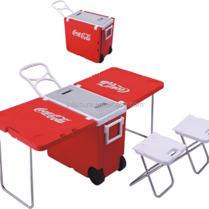 Outdoor picnic cooler folding cooler table sets cooler box