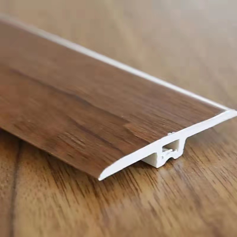 Flooring Accessories Molding Skirting Profile Spc Vinyl Waterproof Laminate Flooring Baseboard T-molding and Reducer PVC 2400mm