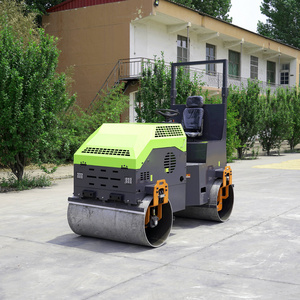 Cheap mini asphalt road roller compactor 1 ton to 3 ton Small road roller compactor machine Cheap vibrator roller compactor