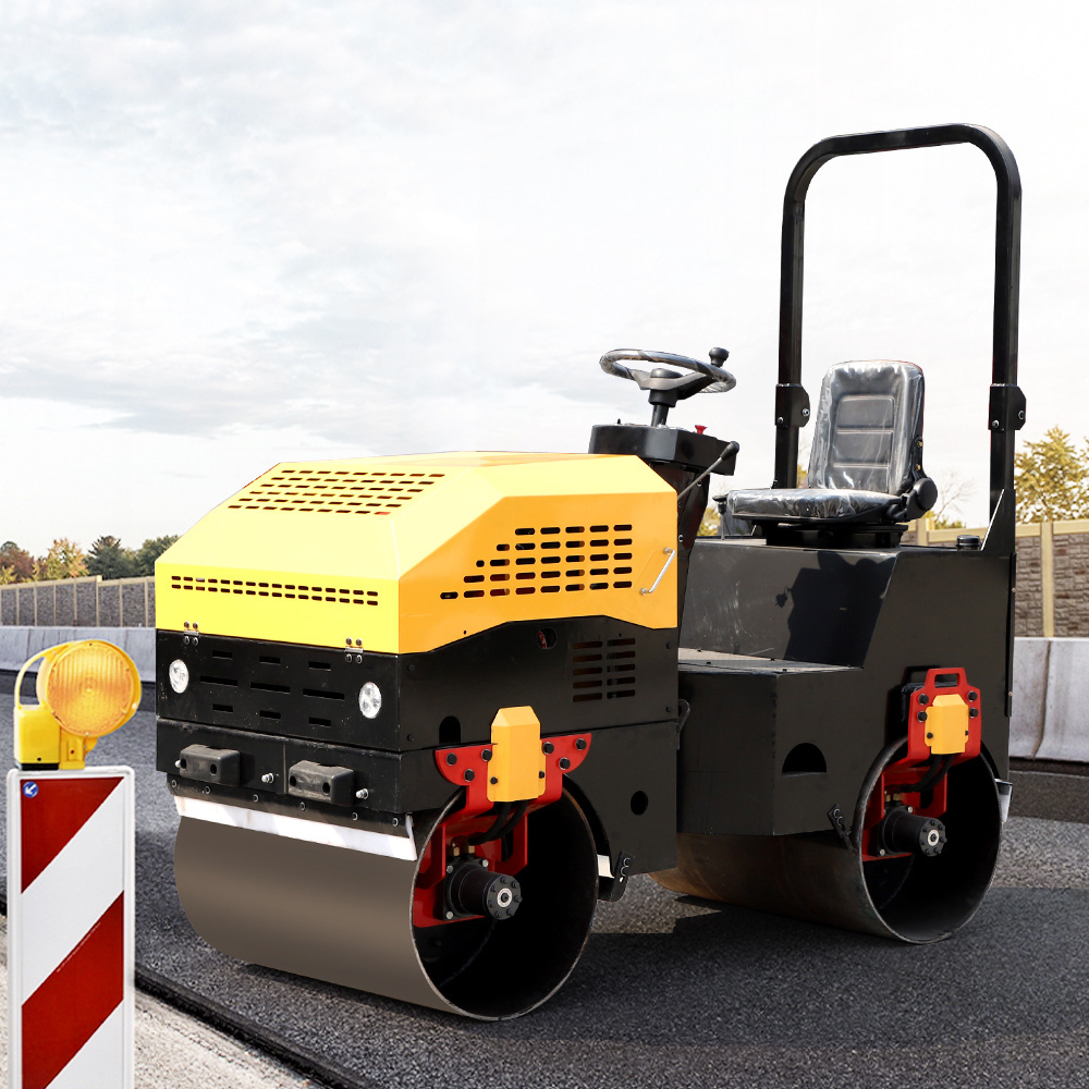 Free shipping Small road roller compactor machine 2024 mini asphalt road roller compactor Cheap vibrator roller compactor