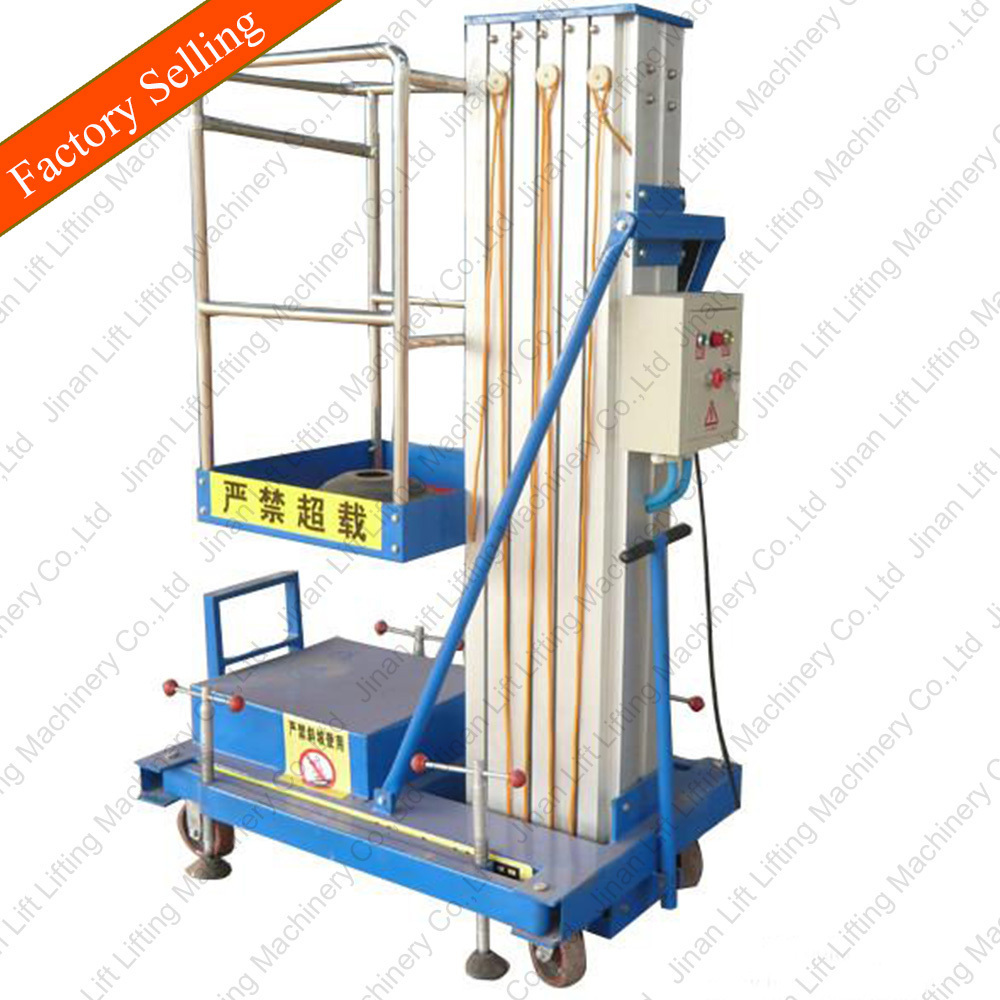 China Factory electric man lift hydraulic lift for painting aluminum electric lift platform for sale